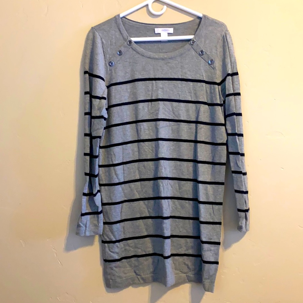 Motherhood Maternity Striped Sweater, size L, great condition
